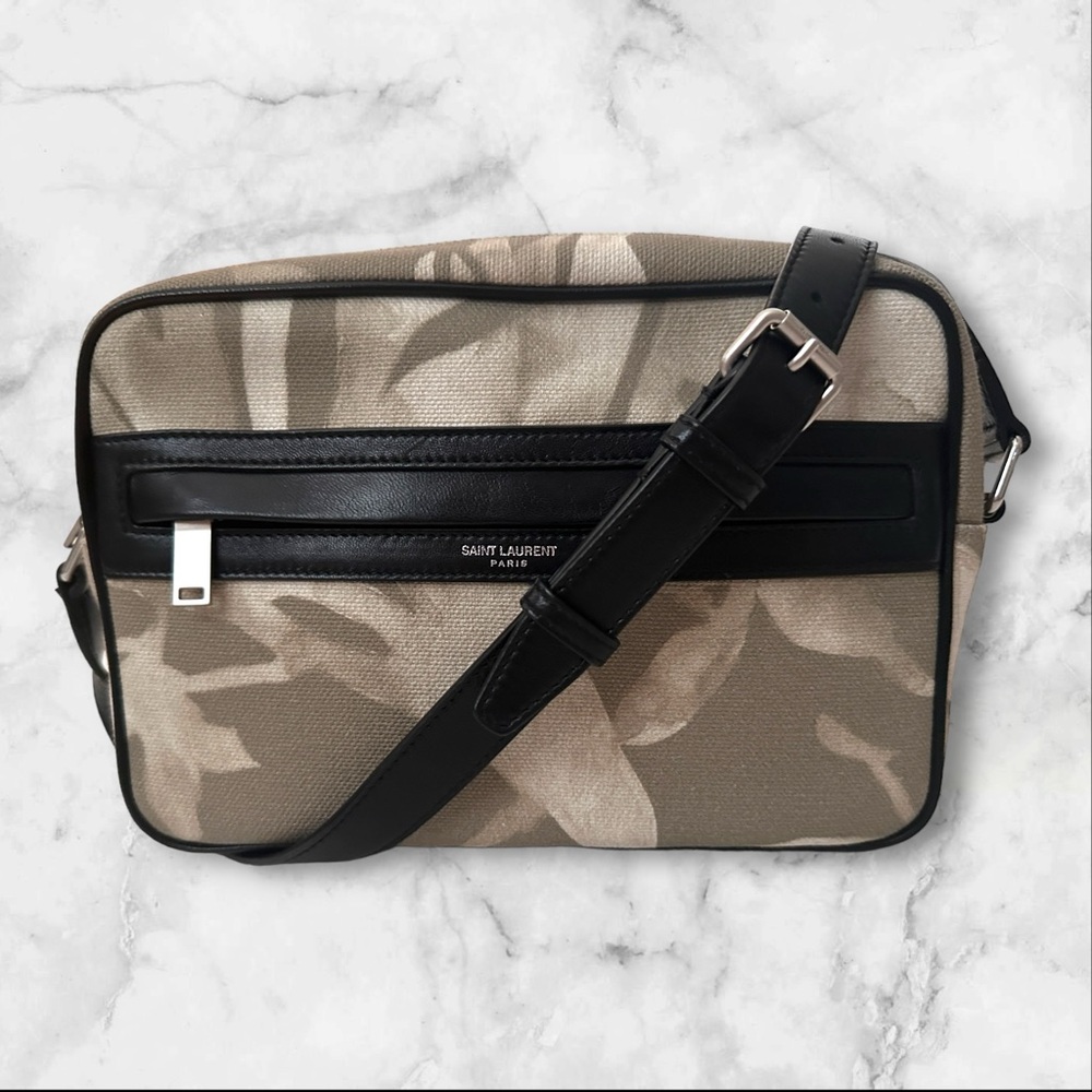 Saint Laurent Camp Palm Tree Camera Bag - Picture 1 of 7
